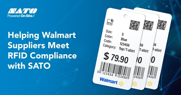 SATO aiuta i fornitori di Walmart a rispettare i requisiti sulla tecnologia RFID