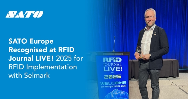 Компания SATO Europe получила признание на выставке RFID Journal LIVE! 2025 благодаря успешному внедрению RFID-технологий в сотрудничестве с компанией Selmark.