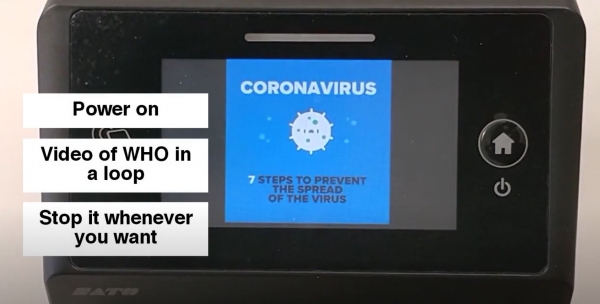 Special Covid-19 application for FX3-LX & CT4-LX printers