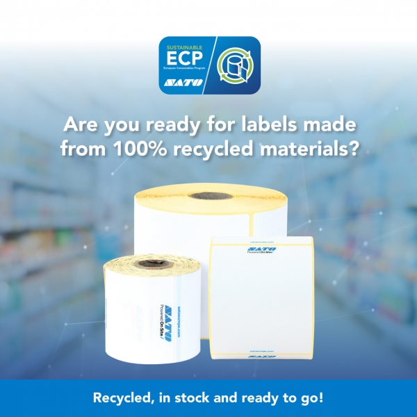 SATO Europe Unveils the Sustainable European Consumables Program with 100% Recycled Labels 